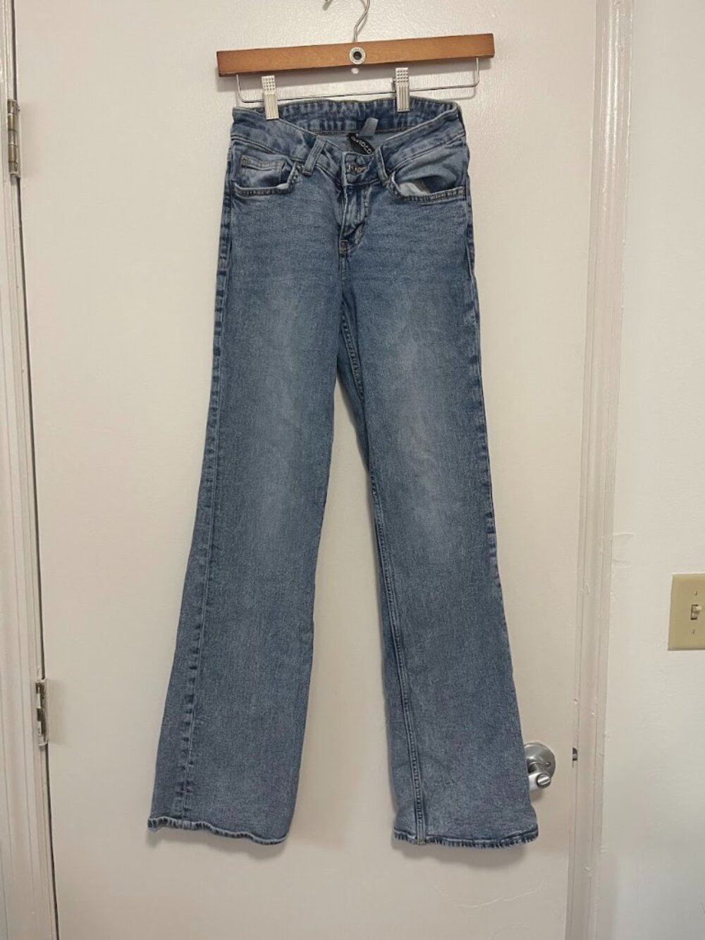 H&M Divided Flare Low-Rise Jeans
